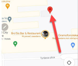 Zemljevid, kje se nahaja poslovalnica v Mariboru