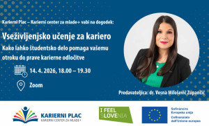 Kako lahko študentsko delo pomaga vašemu otroku do prave karierne odločitve?