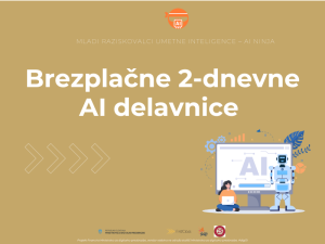 Brezplačne 2-dnevne AI delavnice